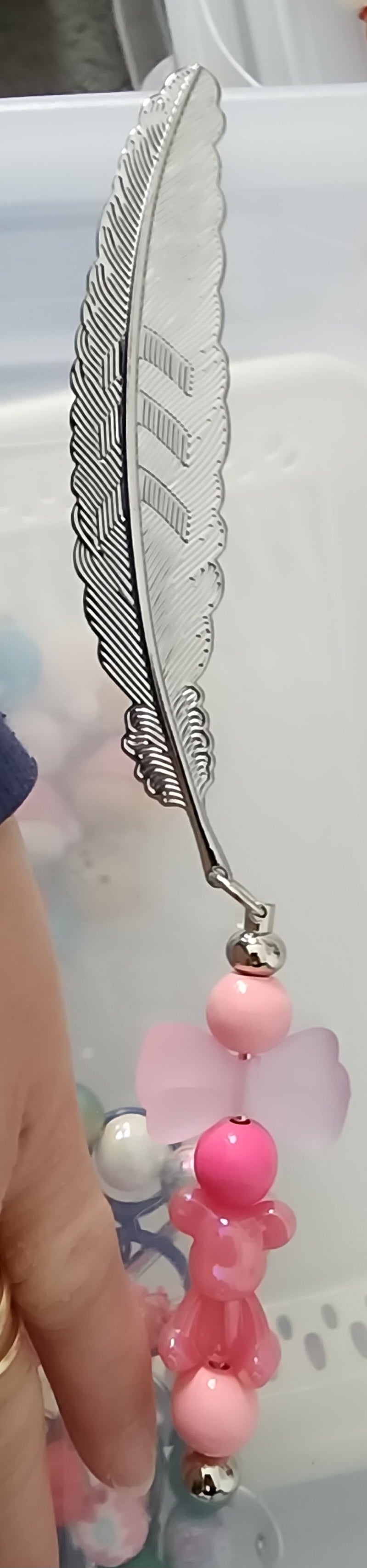 Beaded Feather Bookmark (Standard)