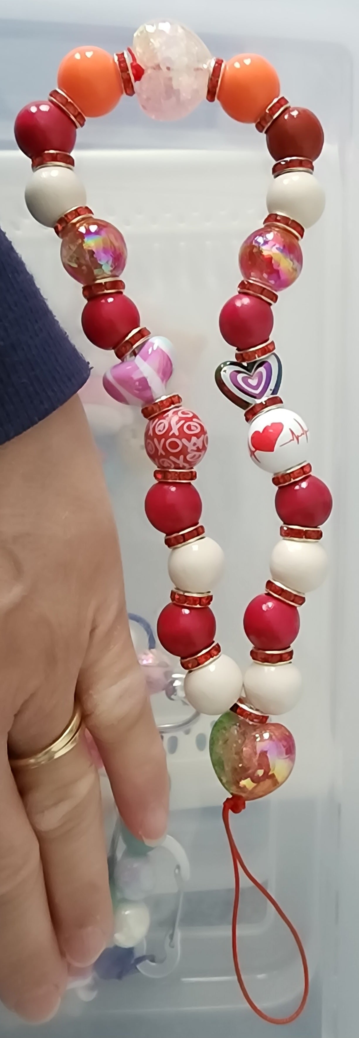 Beaded Looped Phone Chain